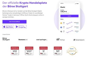 Börse Stuttgart BSDEX - Marktplatz für Kryptowährungen